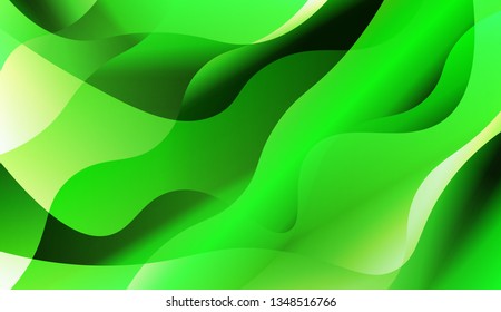 Template Abstract Background With Curves Lines. For Template Cell Phone Backgrounds. Vector Illustration with Color Gradient.