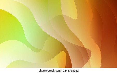 Template Abstract Background With Curves Lines. For Flyer, Brochure, Booklet And Websites Design Vector Illustration with Color Gradient