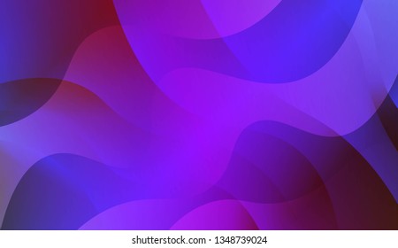 Template Abstract Background With Curves Lines. For Flyer, Brochure, Booklet And Websites Design Vector Illustration with Color Gradient