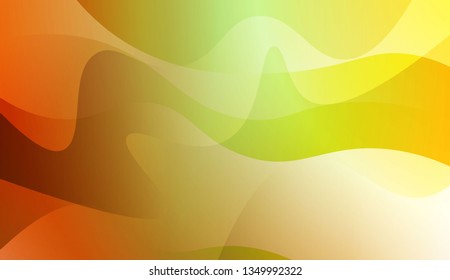 Template Abstract Background With Curves Lines. For Flyer, Brochure, Booklet And Websites Design Vector Illustration with Color Gradient