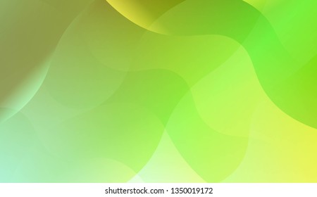 Template Abstract Background With Curves Lines. For Flyer, Brochure, Booklet And Websites Design Vector Illustration with Color Gradient