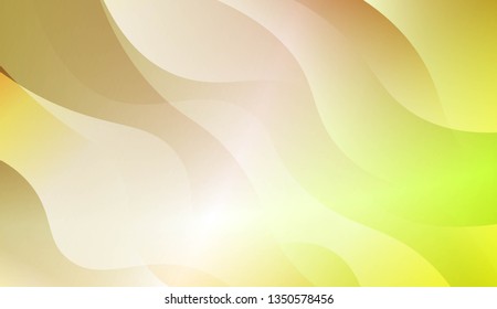Template Abstract Background With Curves Lines. For Flyer, Brochure, Booklet And Websites Design Vector Illustration with Color Gradient