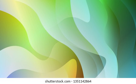 Template Abstract Background With Curves Lines. For Flyer, Brochure, Booklet And Websites Design Vector Illustration with Color Gradient