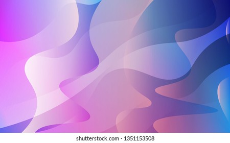 Template Abstract Background With Curves Lines. For Flyer, Brochure, Booklet And Websites Design Vector Illustration with Color Gradient