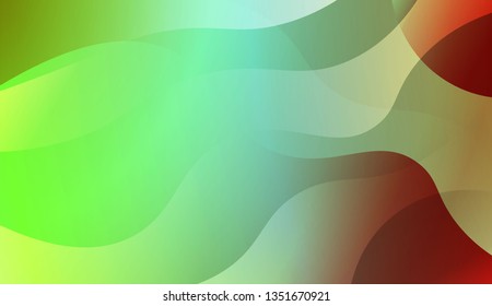 Template Abstract Background With Curves Lines. For Flyer, Brochure, Booklet And Websites Design Vector Illustration with Color Gradient