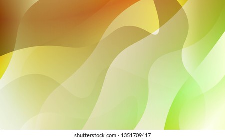 Template Abstract Background With Curves Lines. For Flyer, Brochure, Booklet And Websites Design Vector Illustration with Color Gradient