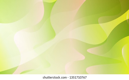 Template Abstract Background With Curves Lines. For Business Presentation Wallpaper, Flyer, Cover. Vector Illustration with Color Gradient