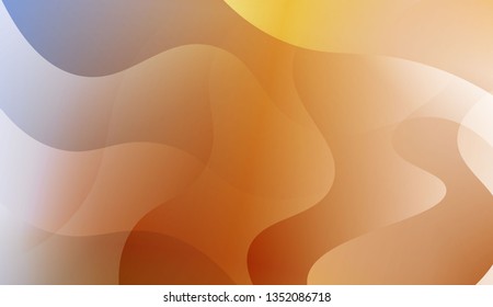 Template Abstract Background With Curves Lines. For Flyer, Brochure, Booklet And Websites Design Vector Illustration with Color Gradient