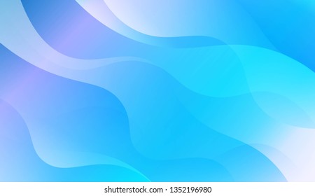 Template Abstract Background With Curves Lines. For Business Presentation Wallpaper, Flyer, Cover. Vector Illustration with Color Gradient
