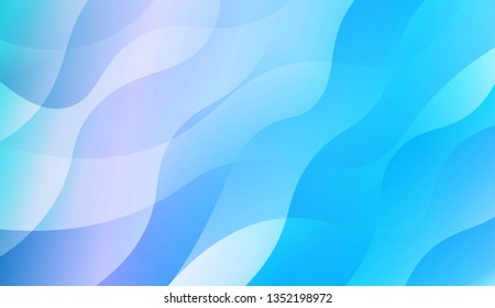 Template Abstract Background With Curves Lines. For Business Presentation Wallpaper, Flyer, Cover. Vector Illustration with Color Gradient
