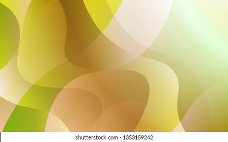 Template Abstract Background With Curves Lines. For Business Presentation Wallpaper, Flyer, Cover. Vector Illustration with Color Gradient