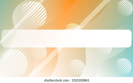Template Abstract Background With Curves Lines. For Cover Page, Landing Page, Banner. Vector Illustration with Color Gradient