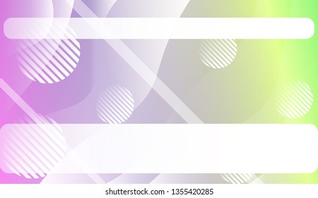 Template Abstract Background With Curves Lines. For Design, Presentation, Business. Vector Illustration with Color Gradient