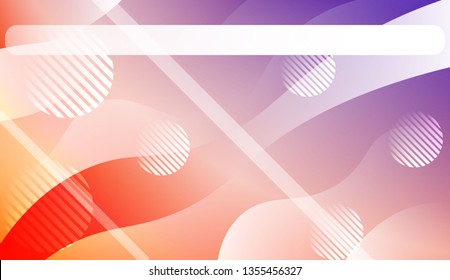 Template Abstract Background With Curves Lines. For Design, Presentation, Business. Vector Illustration with Color Gradient