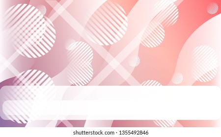 Template Abstract Background With Curves Lines. For Design, Presentation, Business. Vector Illustration with Color Gradient