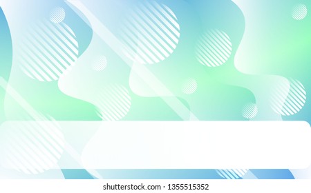 Template Abstract Background With Curves Lines. For Design, Presentation, Business. Vector Illustration with Color Gradient