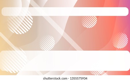 Template Abstract Background With Curves Lines. For Design, Presentation, Business. Vector Illustration with Color Gradient