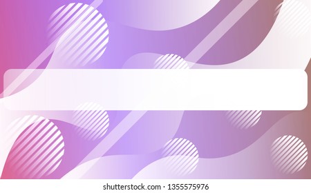 Template Abstract Background With Curves Lines. For Design, Presentation, Business. Vector Illustration with Color Gradient