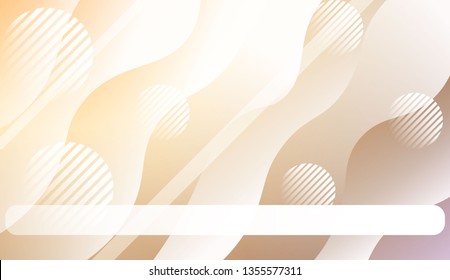 Template Abstract Background With Curves Lines. For Design, Presentation, Business. Vector Illustration with Color Gradient