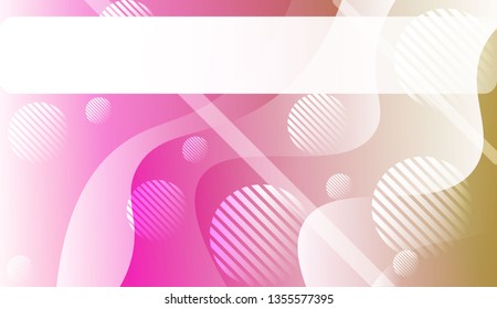 Template Abstract Background With Curves Lines. For Design, Presentation, Business. Vector Illustration with Color Gradient