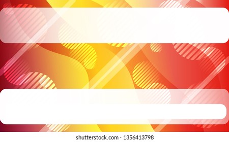 Template Abstract Background With Curves Lines. For Cover Page, Landing Page, Banner. Vector Illustration with Color Gradient