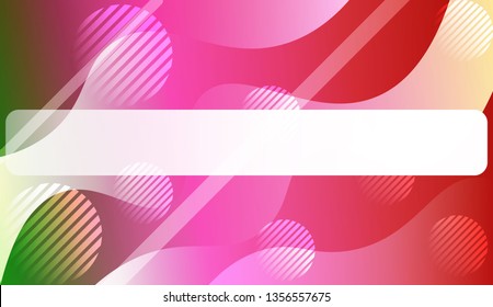 Template Abstract Background With Curves Lines. For Cover Page, Landing Page, Banner. Vector Illustration with Color Gradient