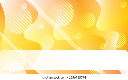 Template Abstract Background With Curves Lines. For Cover Page, Landing Page, Banner. Vector Illustration with Color Gradient