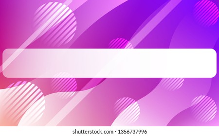 Template Abstract Background With Curves Lines. For Cover Page, Landing Page, Banner. Vector Illustration with Color Gradient