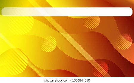 Template Abstract Background With Curves Lines. For Cover Page, Landing Page, Banner. Vector Illustration with Color Gradient
