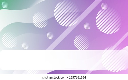 Template Abstract Background With Curves Lines. For Design, Presentation, Business. Vector Illustration with Color Gradient