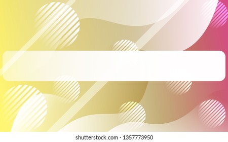 Template Abstract Background With Curves Lines. For Design, Presentation, Business. Vector Illustration with Color Gradient