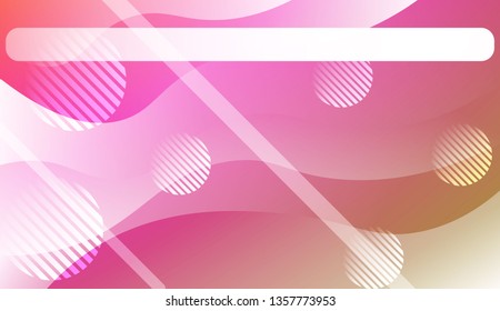 Template Abstract Background With Curves Lines. For Design, Presentation, Business. Vector Illustration with Color Gradient