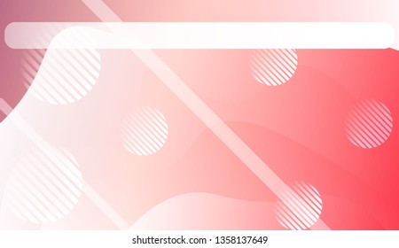 Template Abstract Background With Curves Lines. For Design, Presentation, Business. Vector Illustration with Color Gradient