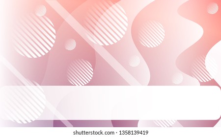 Template Abstract Background With Curves Lines. For Design, Presentation, Business. Vector Illustration with Color Gradient