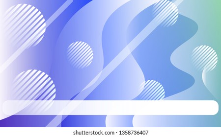 Template Abstract Background With Curves Lines. For Design, Presentation, Business. Vector Illustration with Color Gradient