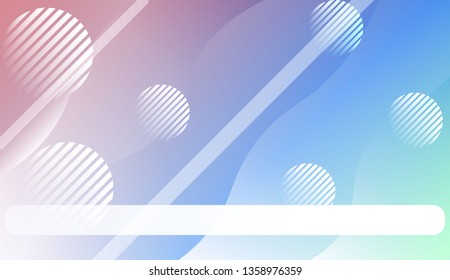 Template Abstract Background With Curves Lines. For Design, Presentation, Business. Vector Illustration with Color Gradient