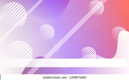 Template Abstract Background With Curves Lines. For Design, Presentation, Business. Vector Illustration with Color Gradient