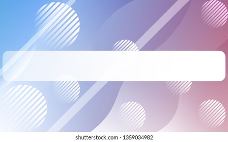 Template Abstract Background With Curves Lines. For Design, Presentation, Business. Vector Illustration with Color Gradient