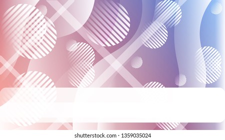 Template Abstract Background With Curves Lines. For Design, Presentation, Business. Vector Illustration with Color Gradient