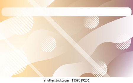 Template Abstract Background With Curves Lines. For Design, Presentation, Business. Vector Illustration with Color Gradient