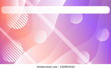 Template Abstract Background With Curves Lines. For Design, Presentation, Business. Vector Illustration with Color Gradient
