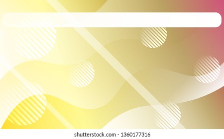 Template Abstract Background With Curves Lines. For Design, Presentation, Business. Vector Illustration with Color Gradient