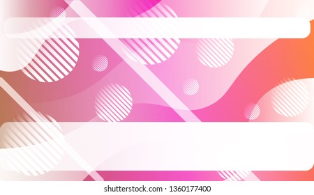 Template Abstract Background With Curves Lines. For Design, Presentation, Business. Vector Illustration with Color Gradient