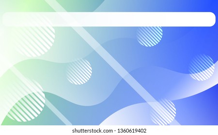 Template Abstract Background With Curves Lines. For Design, Presentation, Business. Vector Illustration with Color Gradient