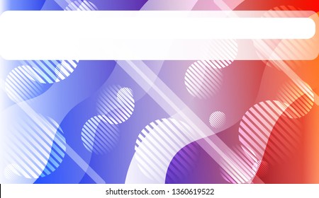 Template Abstract Background With Curves Lines. For Design, Presentation, Business. Vector Illustration with Color Gradient
