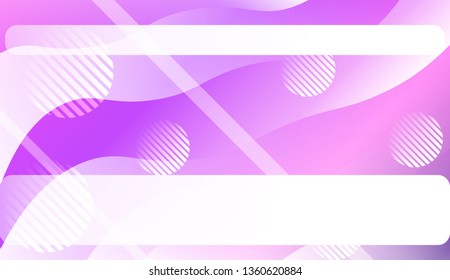 Template Abstract Background With Curves Lines. For Design, Presentation, Business. Vector Illustration with Color Gradient
