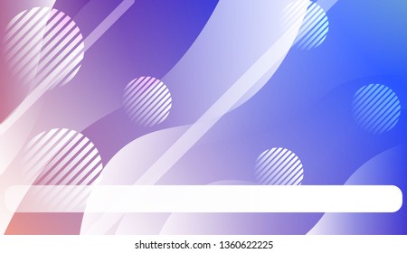 Template Abstract Background With Curves Lines. For Design, Presentation, Business. Vector Illustration with Color Gradient