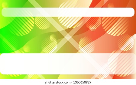 Template Abstract Background With Curves Lines. For Cover Page, Landing Page, Banner. Vector Illustration with Color Gradient