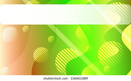 Template Abstract Background With Curves Lines. For Cover Page, Landing Page, Banner. Vector Illustration with Color Gradient