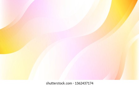 Template Abstract Background With Curves Lines. For Cover Page, Landing Page, Banner. Vector Illustration with Color Gradient